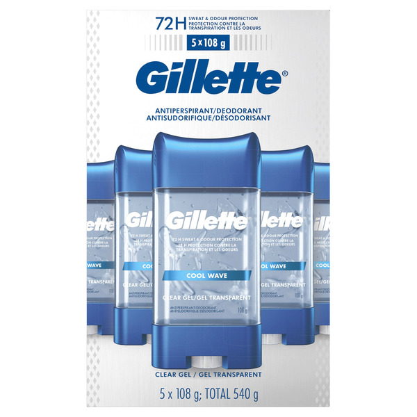 GILLETTE CLEAR GEL ANTIPERSPIRANT & DEODORANT -N