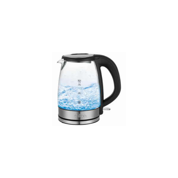SALTON CORDLESS ELECTRIC GLASS KETTLE (USED)