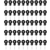 Image 1 : ELECTRIC FENCE INSULATOR SCREW IN 100 PCS BLACK (NEW, NO BOX)