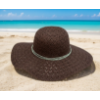 Image 1 : BROWN SUN HAT, STRAW SUMMER HAT, WIDE BRIM SUN HAT, FLOPPY FOLDABLE STRAW HAT