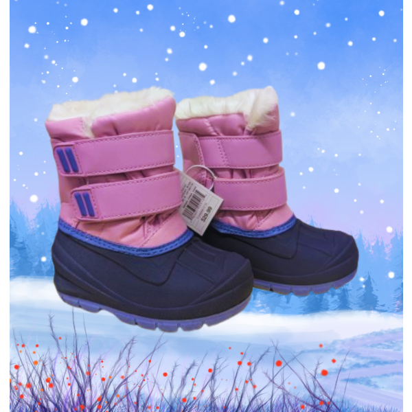 CAT & JACK TODDLER WINTER SNOW BOOTS  (SIZE-6)