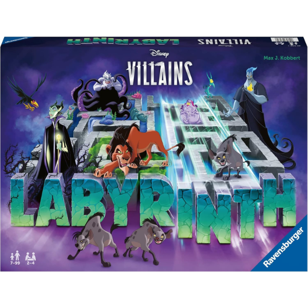 RAVENSBURGER DISNEY VILLAINS LABYRINTH BOARD GAME – A CLASSIC FAMILY GAME FOR AGES 7 AND UP -MP