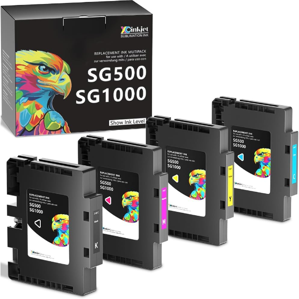 SG500 SUBLIMATION INK CARTRIDGE COMPATIBLE WITH SAWGRASS VIRTUOSO SG500 SG1000 PRINTERS -N