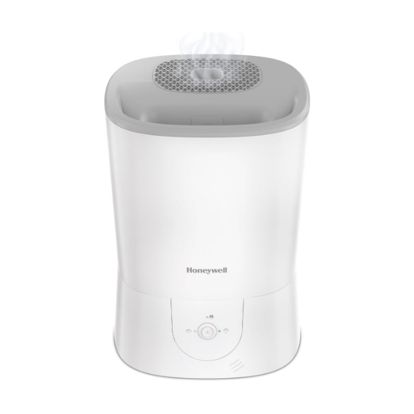 HONEYWELL HWM440WC TOP FILL EASY TO CARE WARM MIST HUMIDIFIER, WHITE, WITH ESSENTIAL OIL CUP