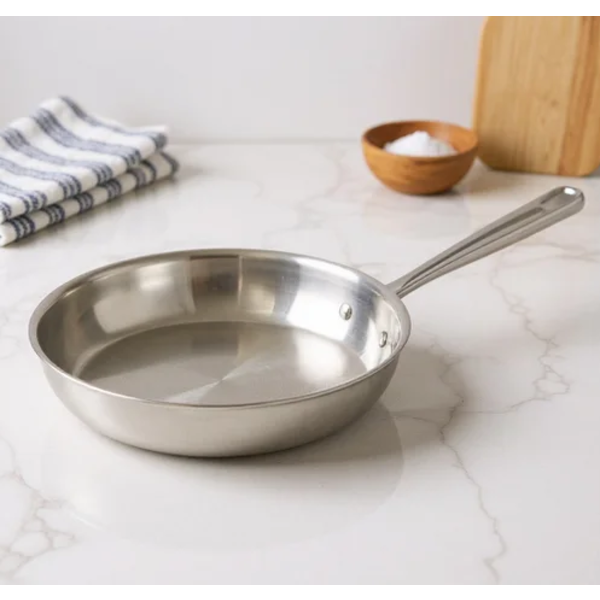 KIRKLAND SIGNATURE 5-PLY CLAD STAINLESS FRYING PAN (SLIGHTLY USED, NO BOX)