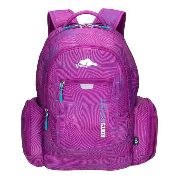 ROOTS PURPLE BACKPACK / 38L CAPACITY (USED)