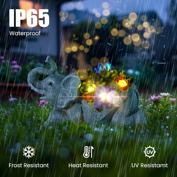 MRCRAFTS SOLAR GARDEN DECOR FOR OUTSIDE