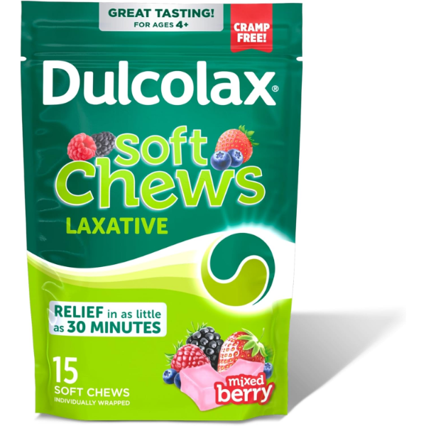 DULCOLAX SALINE LAXATIVE SOFT CHEWS