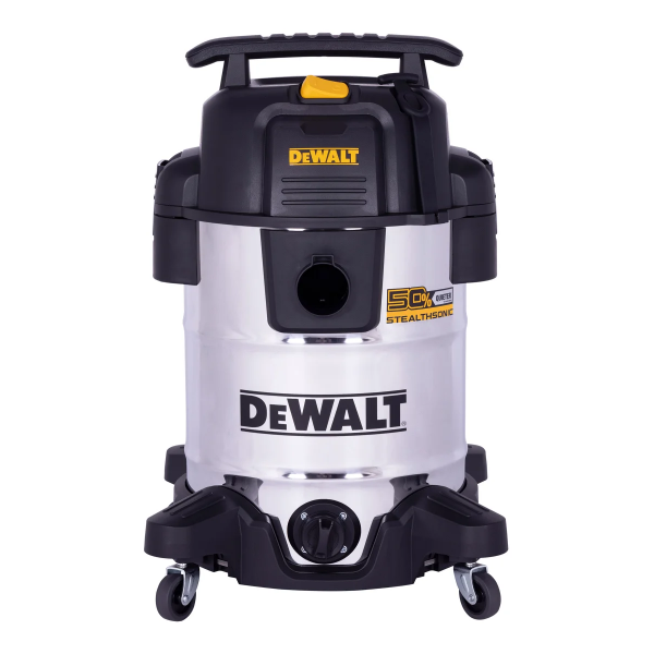 DEWALT 10 GALLON/38L STAINLESS STEEL QUIET WET/DRY VACUUM -SU