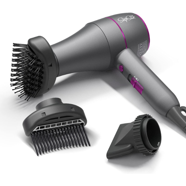 COMPACT HAIR DRYER WITH COMB