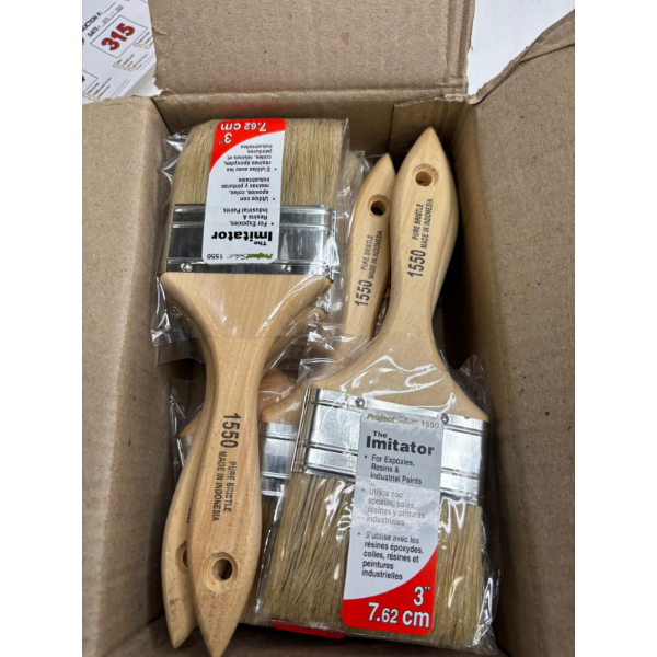 THE IMITATOR OAINT BRUSH 3" 12 PIECES -N