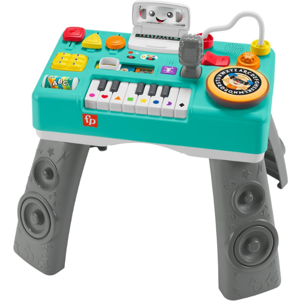FISHER-PRICE HXG08 LEARNING FUN DJ GAME TABLE MUSICAL LEARNING TOY -U