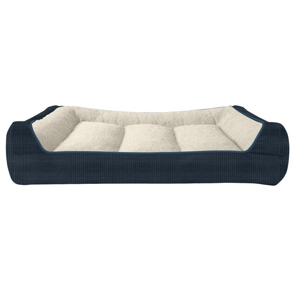 KIRKLAND SIGNATURE BOLSTER DUKE PET BED -U