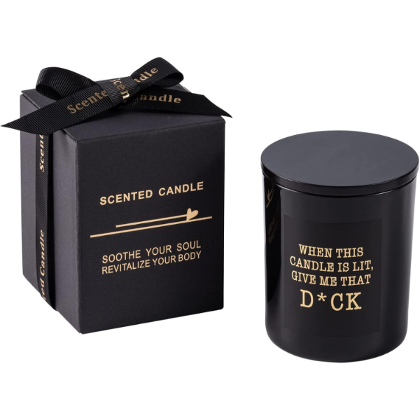 JASMINE SCENTED CANDLE - FUNNY GIFTS FOR MEN -N