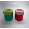 Image 2 : THERMOFLASK 20 OZ INSULATED FOOD JAR, 2-PACK, PINK AND GREEN HOT 12 HOURS COLD 24 HOURS -SU