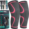 Image 1 : MODVEL 2 PACK COMPRESSION KNEE BRACES FOR MEN & WOMEN