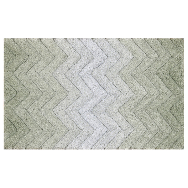 RIVIERA HOME HOME CHEVRON BATH MAT (USED, NO BOX)