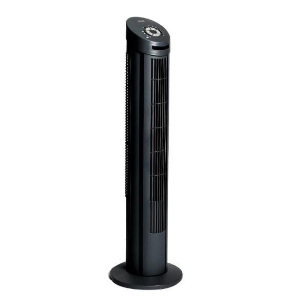 SEVILLE CLASSICS ULTRASLIMLINE INDOOR BLADELESS OSCILLATING TOWER FAN (USED, NO REMOTE)
