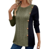 Image 1 : KOUFLAND LIGHTWEIGHT KNIT SWEATERS LONG SLEEVE TOPS FOR WOMEN