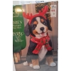 Image 2 : CHRISTMAS SHIBA DOG GREETER (USED, MISSING PARTS, TIP OF LEFT FOOT BROKEN)