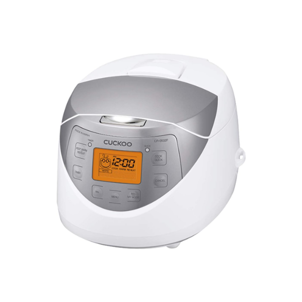 CUCKOO RICE COOKER 6 CUP UNCOOKED / 12 CUP COOKED, KOREAN FUZZY LOGIC RICE COOKER SMALL (USED)