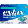 Image 1 : EX LAX STIMULANT LAXATIVE, MAXIMUM STRENGTH, PILLS 48 CT (PACK OF 3)