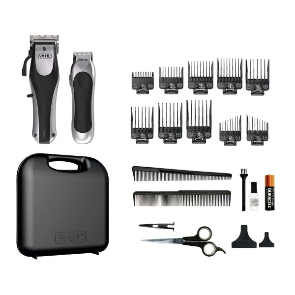 WAHL PRO SERIES MULTI-CUT CORD/CORDLESS COMPLETE HAIRCUTTING KIT (USED, NO BOX, MISSING PARTS)