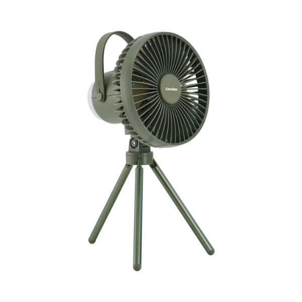 CAMELION RECHARGEABLE CAMPING FAN WITH LED LIGHT (SLIGHTLY USED)
