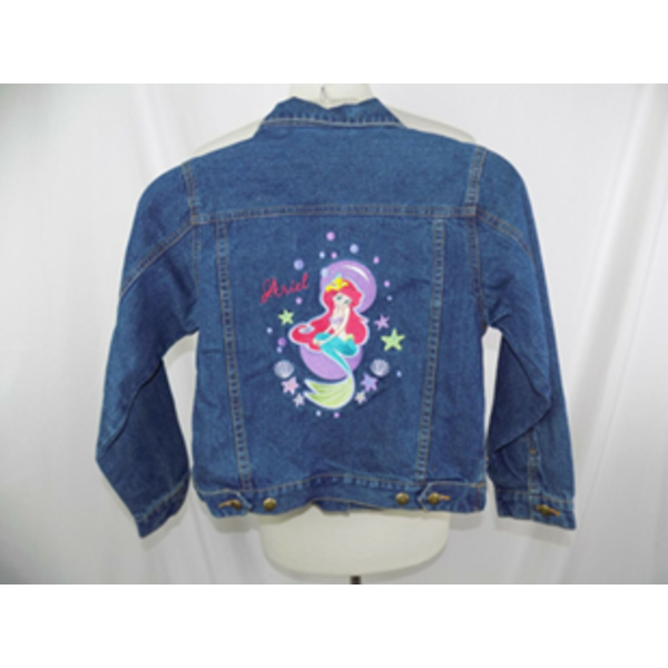 KIDS LARIEL DENIM JACKET MERMAID MINNIE MOUSE SWEATSHIRT 