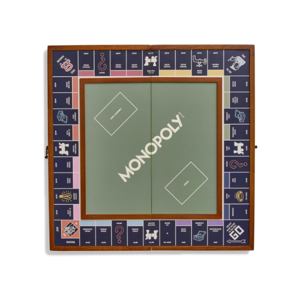 WS GAME COMPANY MONOPOLY GRAND FOLDING EDITION (MISSING PARTS)
