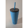 Image 3 : COLD CUP WITH STRAW - PACIFIC BLUE -SU