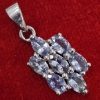 Image 1 : SILVER TANZANITE (1.35CT) PENDANT