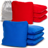 Image 1 : GOSPORTS DUAL SIDED CORNHOLE BEAN BAGS - SLIDE AND STOP REGULATION TOURNAMENT BEAN BAGS