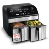 Image 1 : GOURMIA 10-QUART/9.4 LITER CAPACITY DUAL BASKET DIGITAL AIR FRYER -U