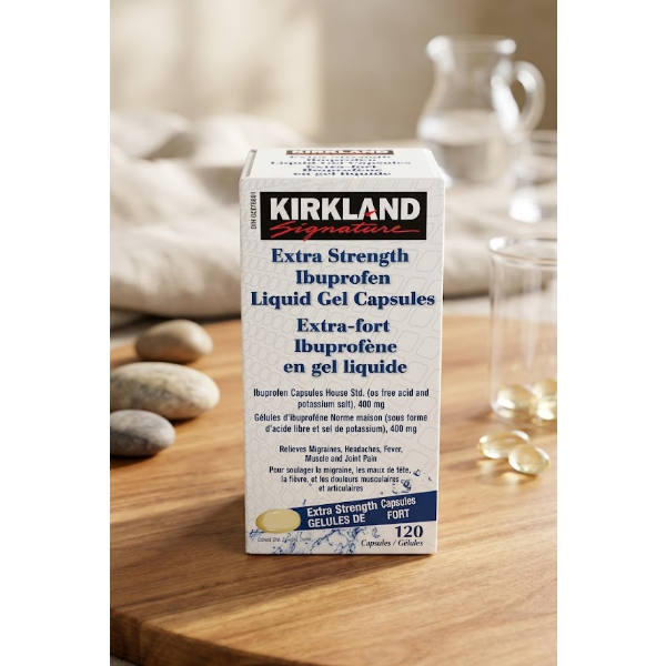 Kirkland Signature Ibuprofen Extra Strength (E: 5/2027)