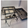 Image 2 : SAGETRA - FULL-SIZE 18/8 STAINLESS-STEEL CHAFING DISH SET -U