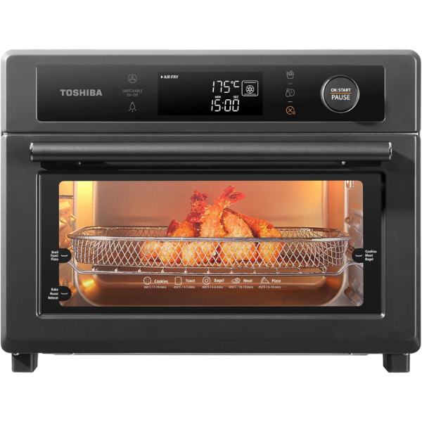 TOSHIBA AIR FRYER TOASTER OVEN COMBO, 13-IN-1 COUNTERTOP CONVECTION OVEN