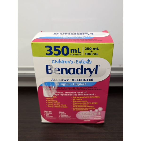 CHILDREN'S BENADRYL LIQUID -N, E: 11/2026