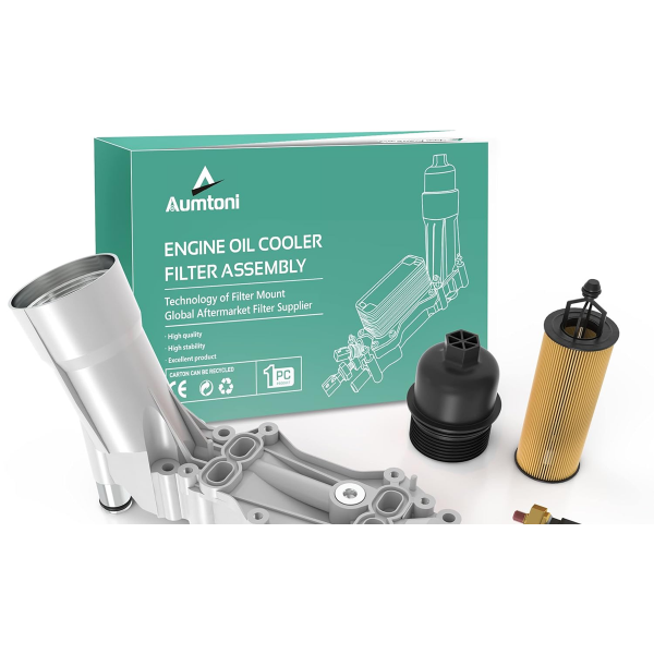 926-876 ALUMINUM ENGINE OIL COOLER WITH OIL FILTER HOUSING ADAPTER ASSEMBLY