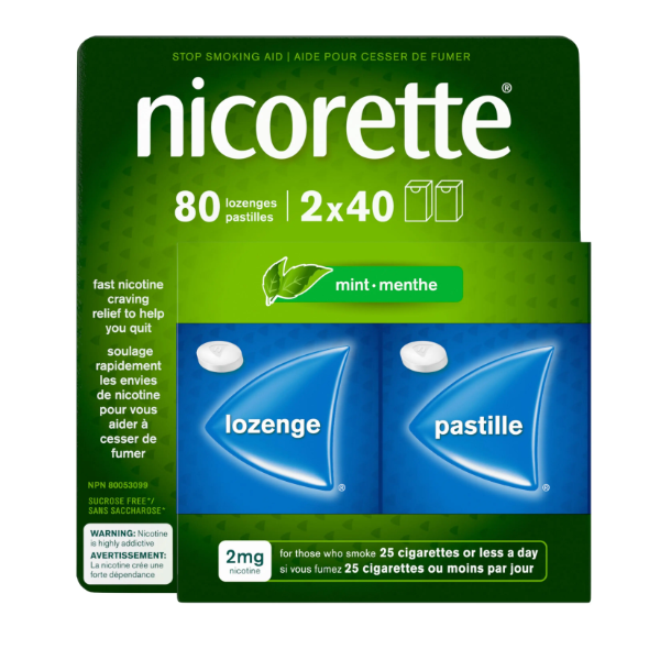 NICORETTE NICOTINE MINT 4MG 80 LOZENGES