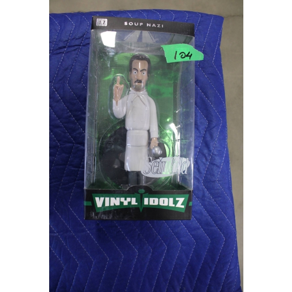 Vinyl Idolz Seinfeld Soup Nazi Figure in Original Box
