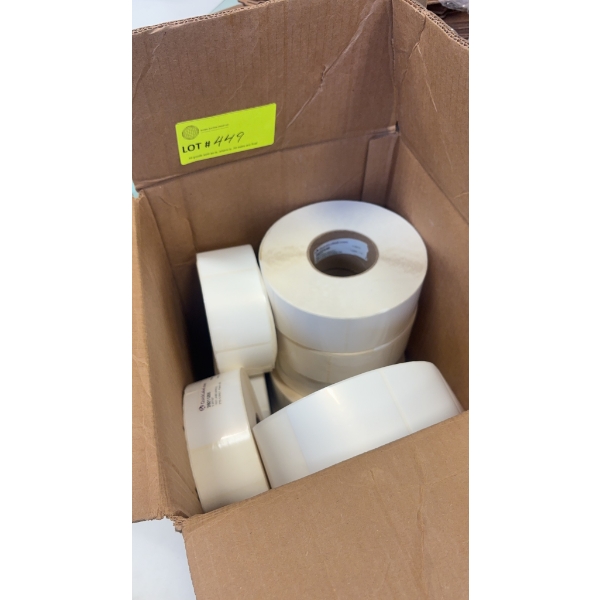 QUICKLABEL 10 ROLLS GLOSS LABELS
