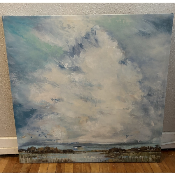 16" x 16" Stretched Canvas Painting