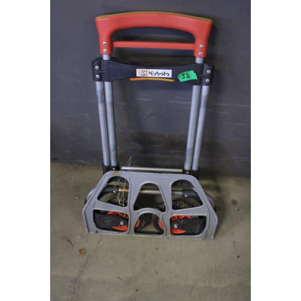 Kubota Folding Hand Truck with Missing Latch
