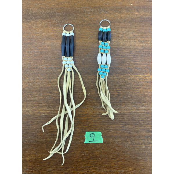 Beaded Leather Keychains (2x Money)