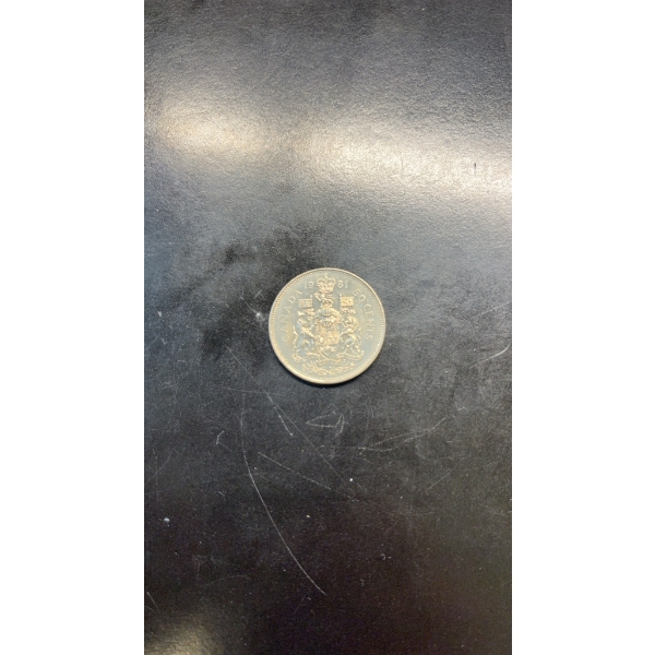 1981 CANADA 50 CENT PIECE COIN
