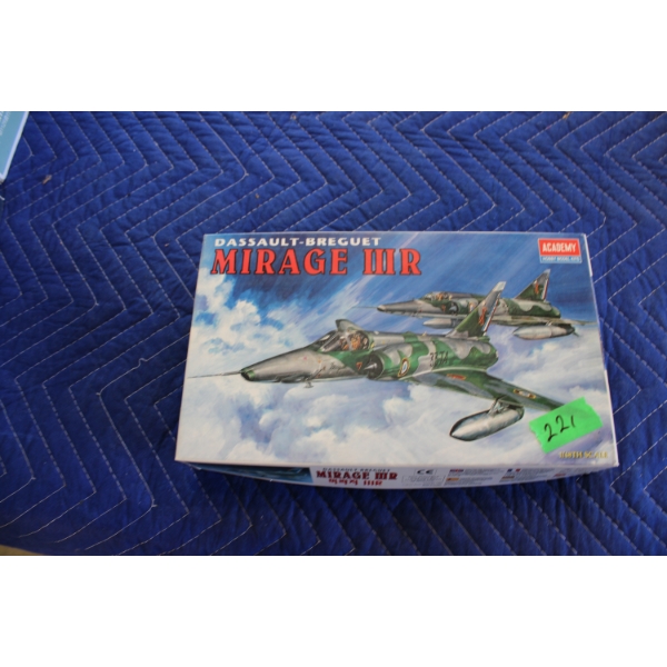 Academy 1:35 Scale Military Model Set  Dassault-Breguet Mirage IIIR Fighter Jet