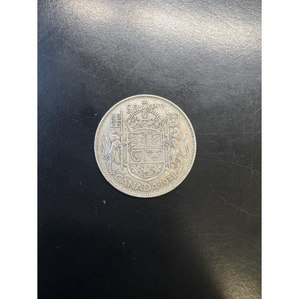 1951 Canada 50 Cent Piece