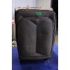 Image 1 : Gray Suitcase with Front Zipper Pocket
