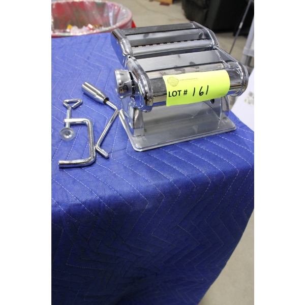 Manual Stainless Steel Pasta Maker with Attachments
